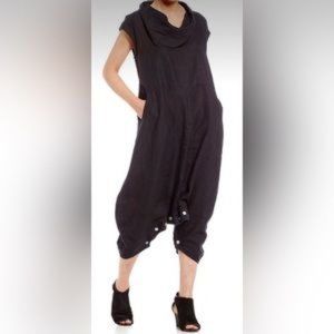 Bryan Walker minimalist Lagenlook Atticus Romper Boho Harem Pants women L XL XXL